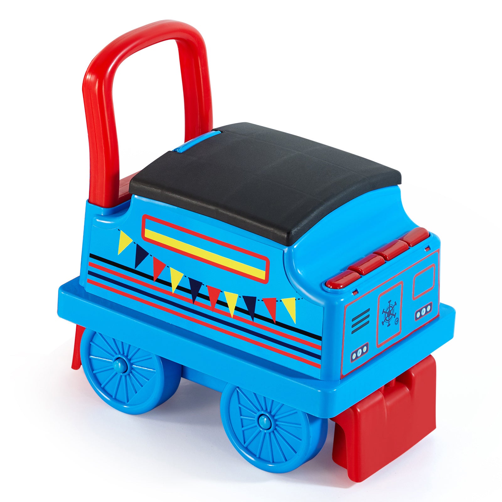 #4010 6V Ride On Train with 16pcs Curved Tracks Electric Ride On Toy Train for Kids