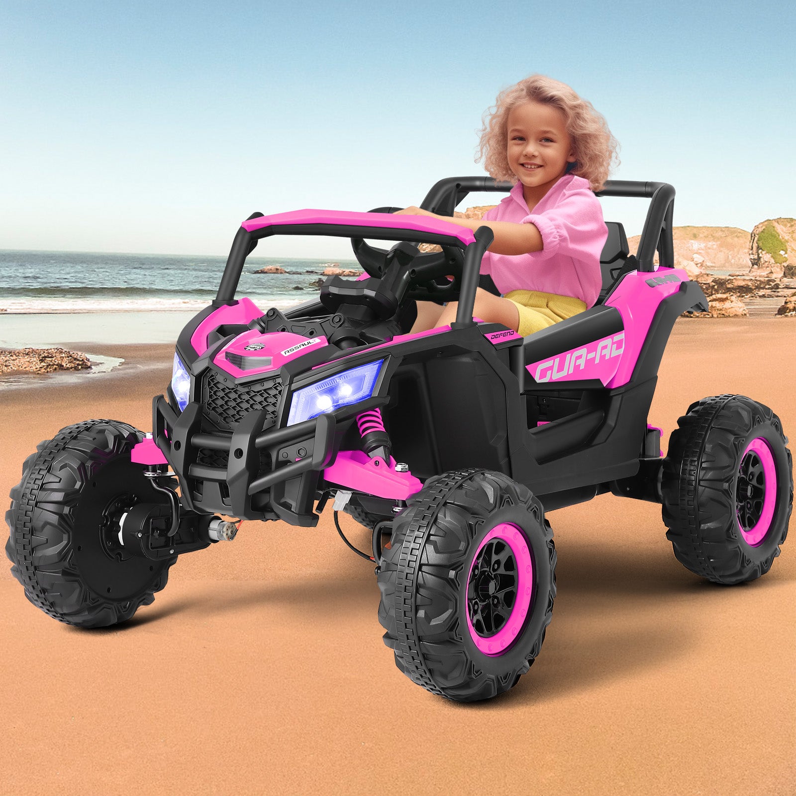 Electric Off-Road UTV for Kids, 4X4 Electric Vehicle Ride on Car