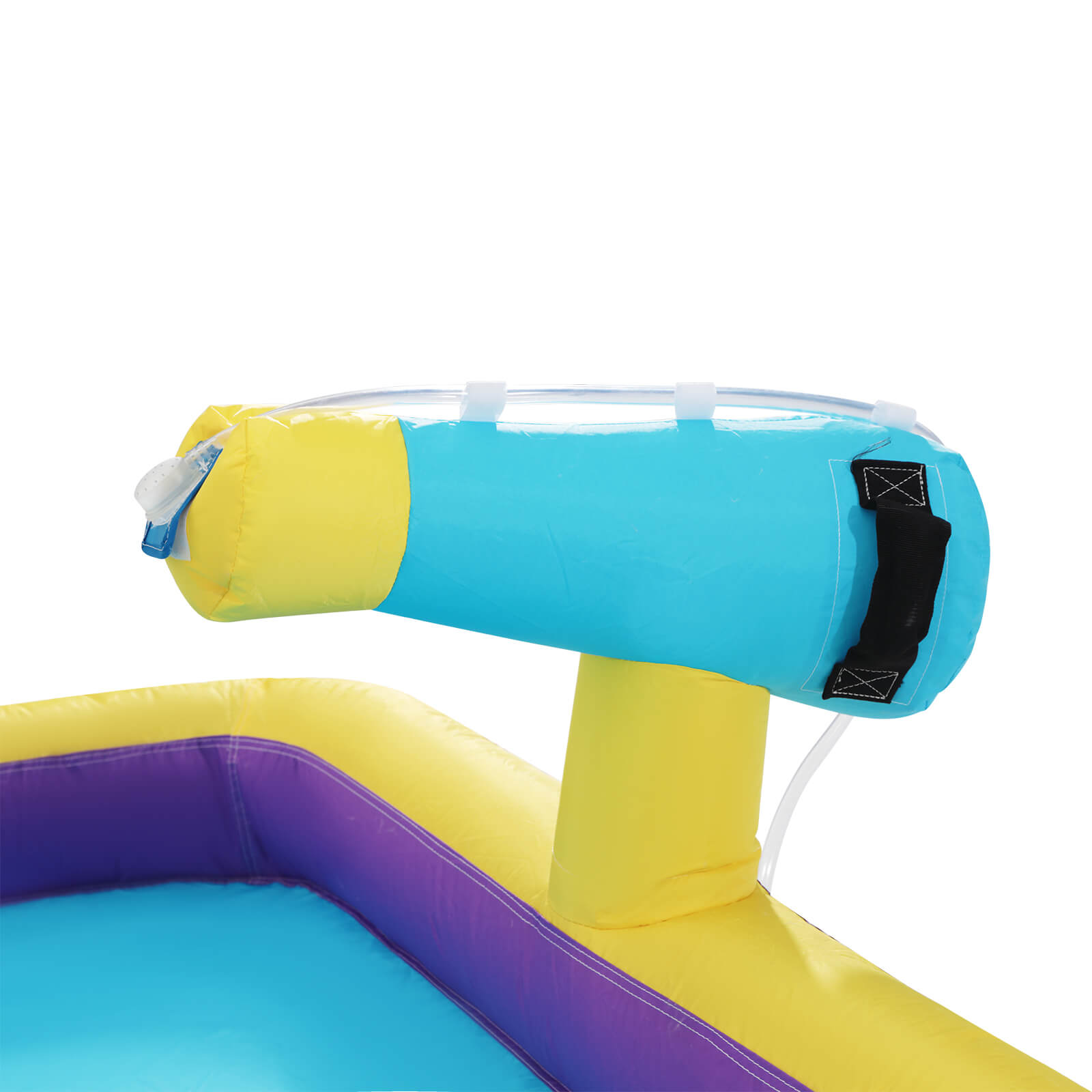 Inflatable Water Slide,Water Park Bounce House,Slide Bouncer Castle Playhouse w/Splash Pool, Climbing Wall, Ring Toss Game for Kids Birthday Party Indoor Outdoor Fun, 480W Air Blower